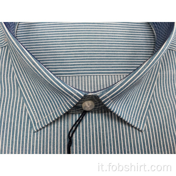 Camicia da lavoro tinta in filo